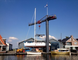 boot eruit halen bij van wijk in woubrugge